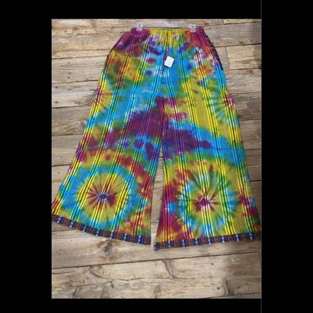 handmade Tie dye palazzo pants
